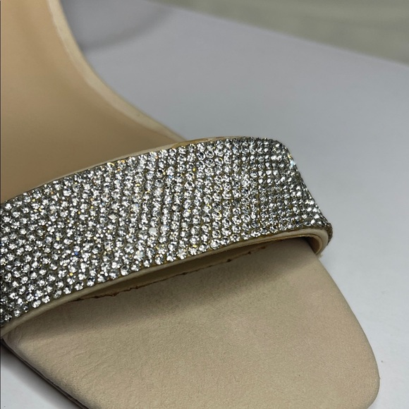 Aldo Tan and Silver Embellished Heels - Picture 3 of 14